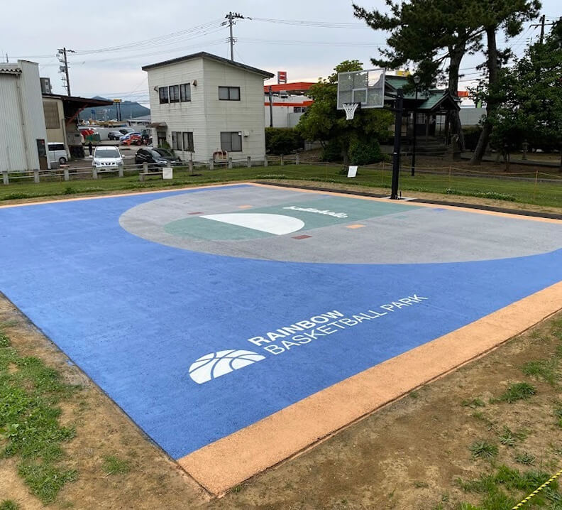 バスケットコートの施工実例
